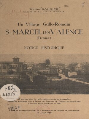 cover image of Un village Gallo-Romain